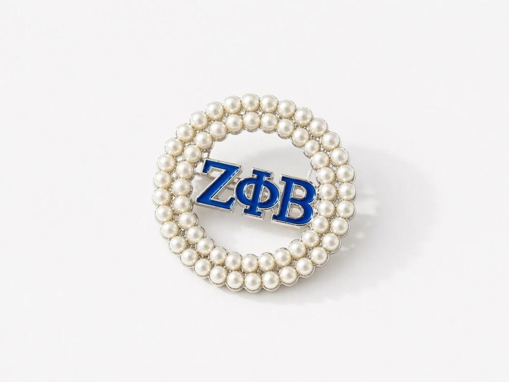 Zeta Pearl Brooch Pin